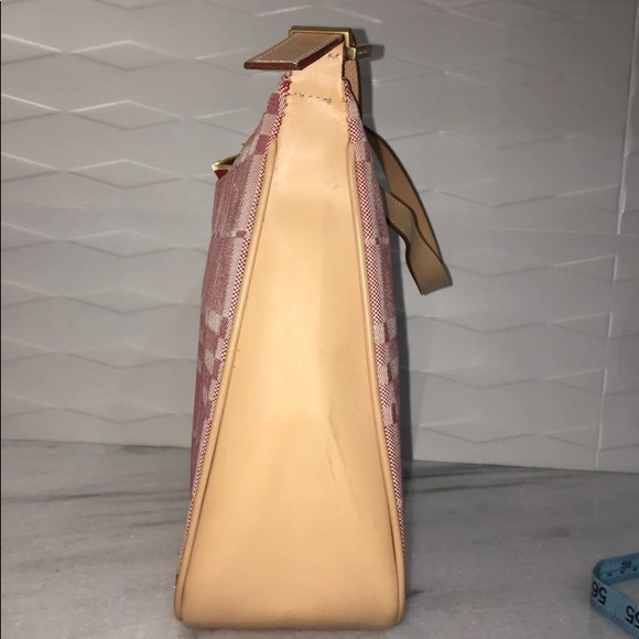 Burberry Vintage Authentic Red Denim Satchel Bag - Picture 15 of 16